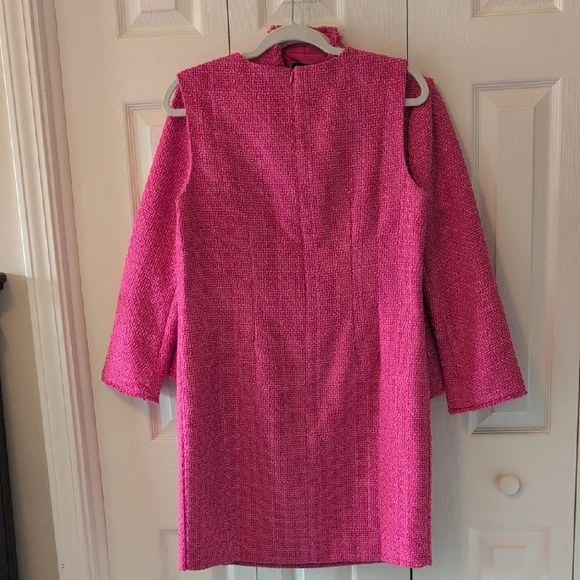 Beautiful Ann Taylor NWT Tweed Pink Women's Jacket & Dress - Picture 7 of 8
